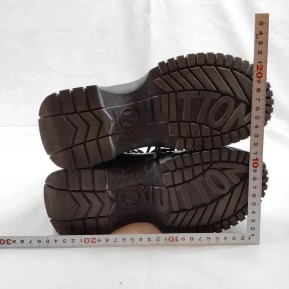 Louis Vuitton Boots Women Dark Brown Leather (calf) 660-073025 - Picture 7 of 9